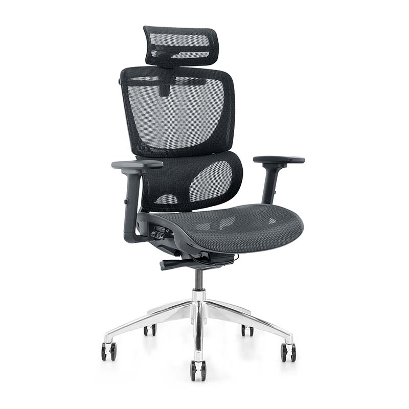 Silla de oficina de gerente ergonómica giratoria de malla de silla personalizada para Boss
