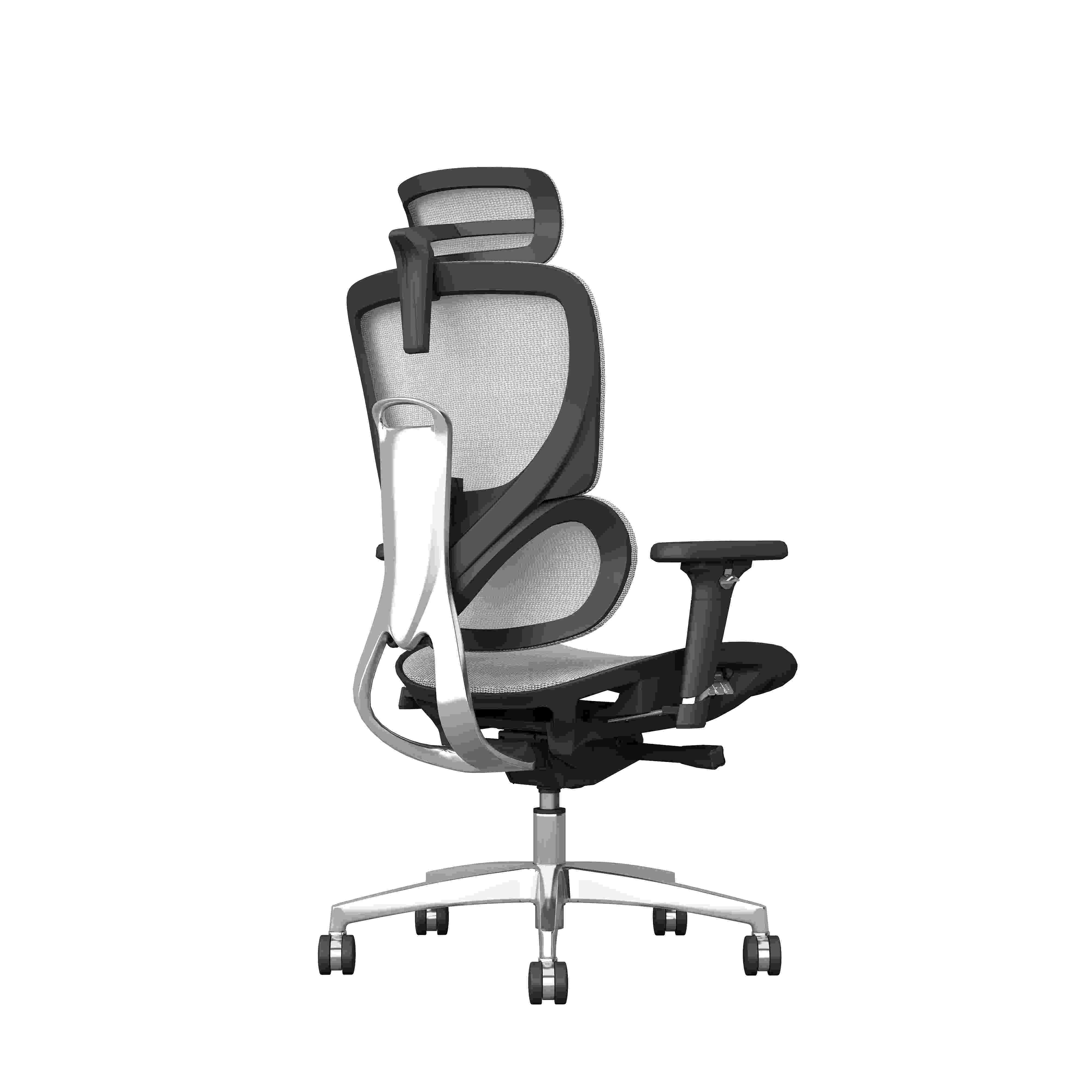 Luxury White Modern Office Chair Ergonomic Executive Chair with Mesh Metal Material for Office Use