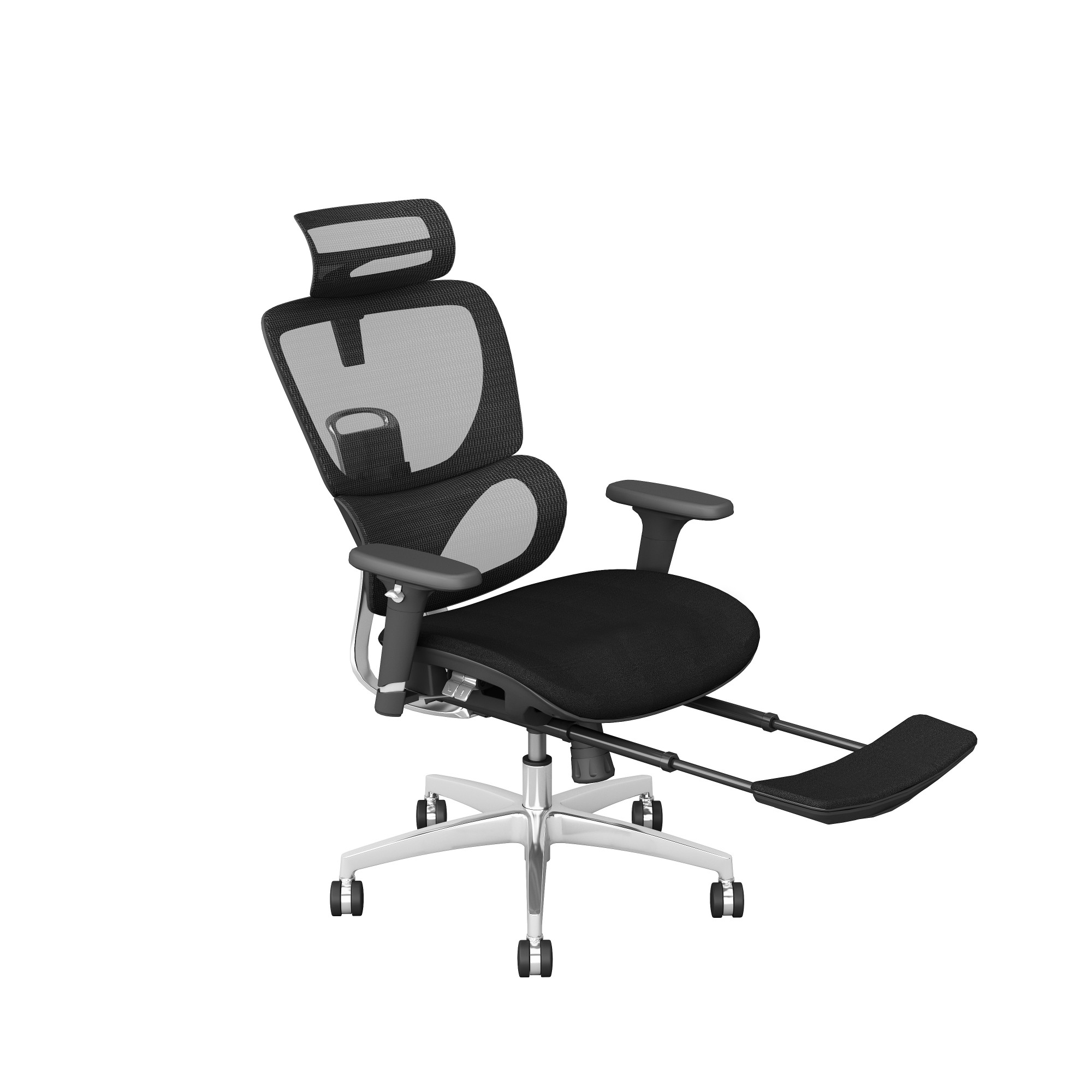 High Back Ergonomic Office Chair Adjustable Headrest China Factory Direct Sales with Footrest