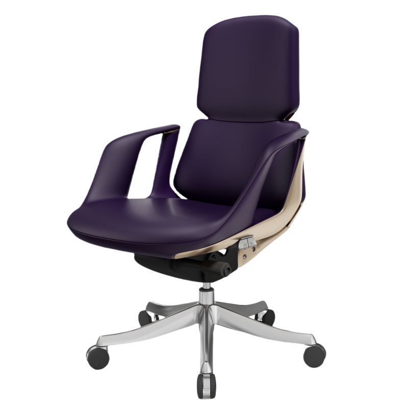 Premium Ergonomic Leather Office Chair – High Back, Supportive Design for All-Day Comfort