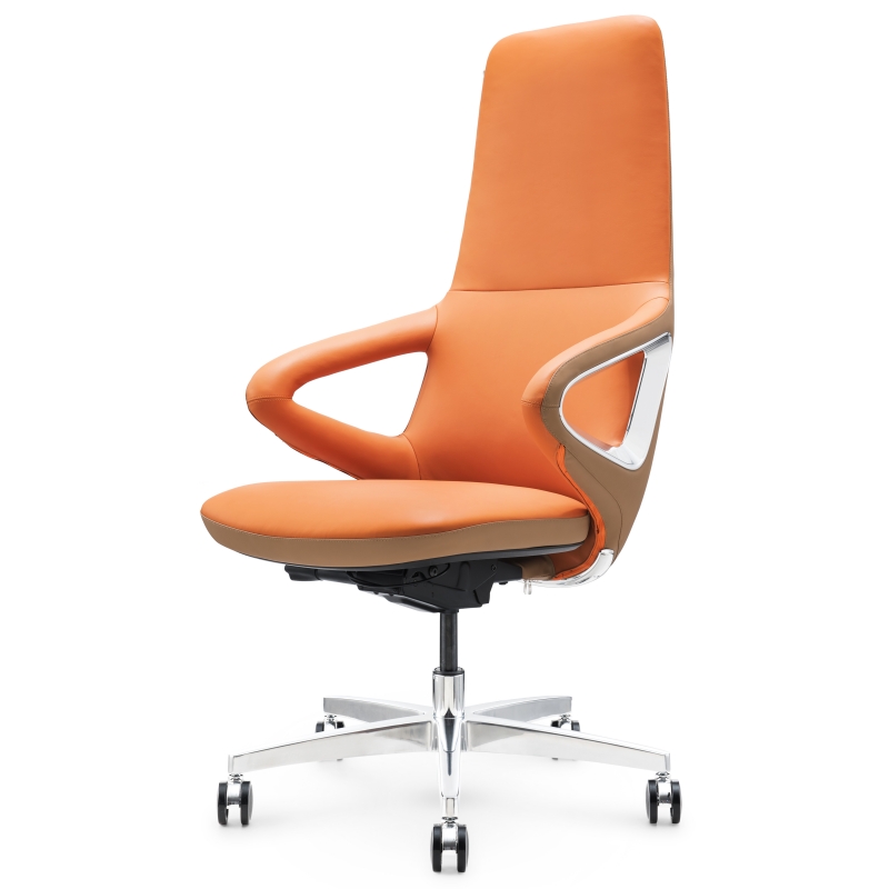 Ergonomic Leather Chair Auding - Comfortable Office Seating for Long Hours