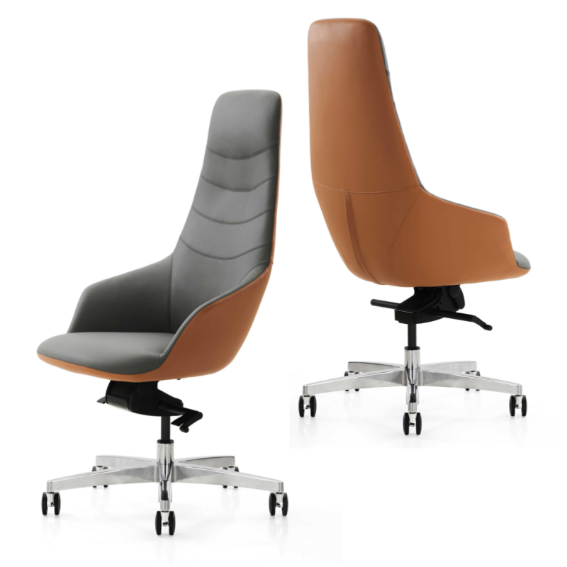 Actualice su espacio de trabajo con la silla de oficina de cuero ergonómico PM05B