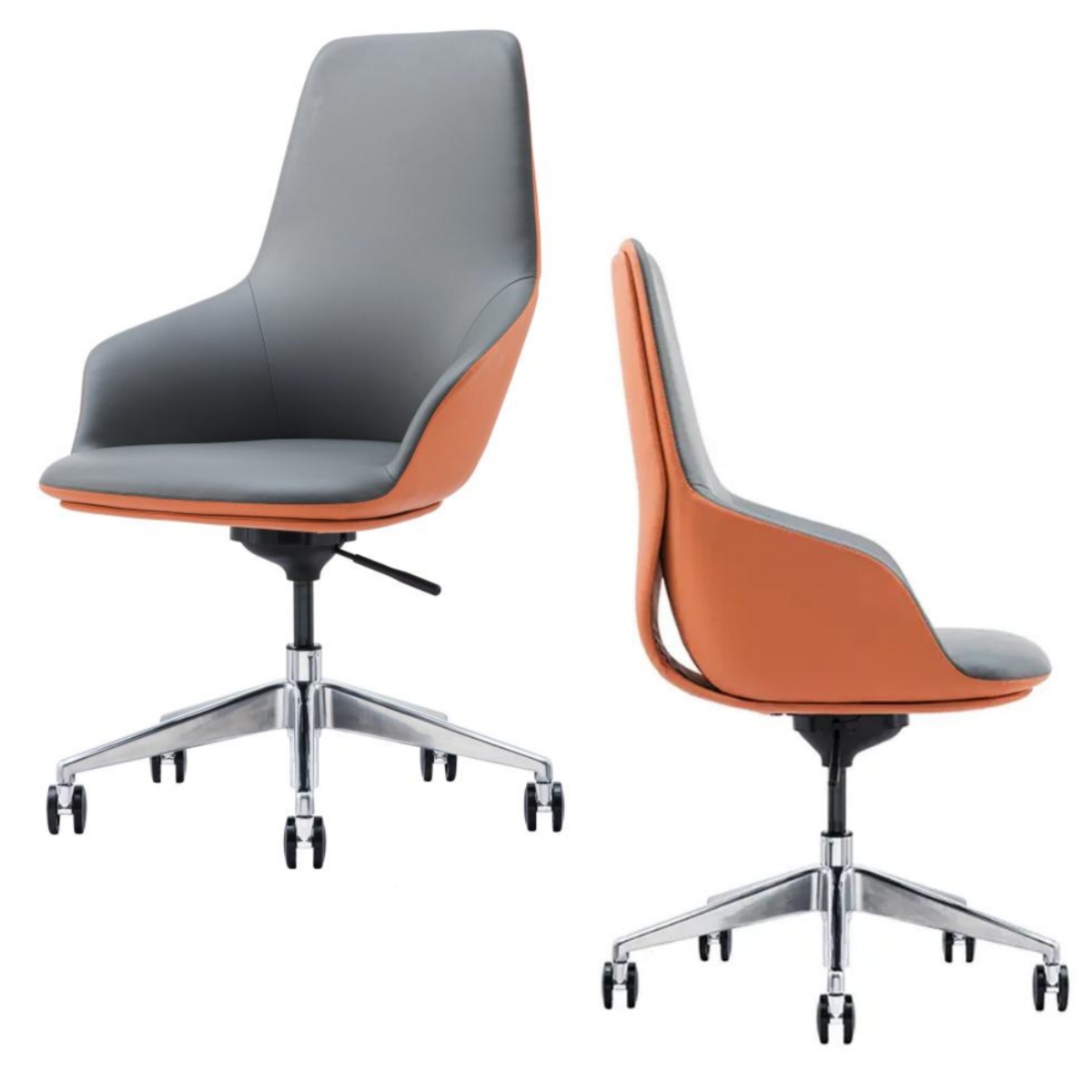 Eleve su espacio de trabajo con la silla de oficina de cuero ergonómica PK-102B