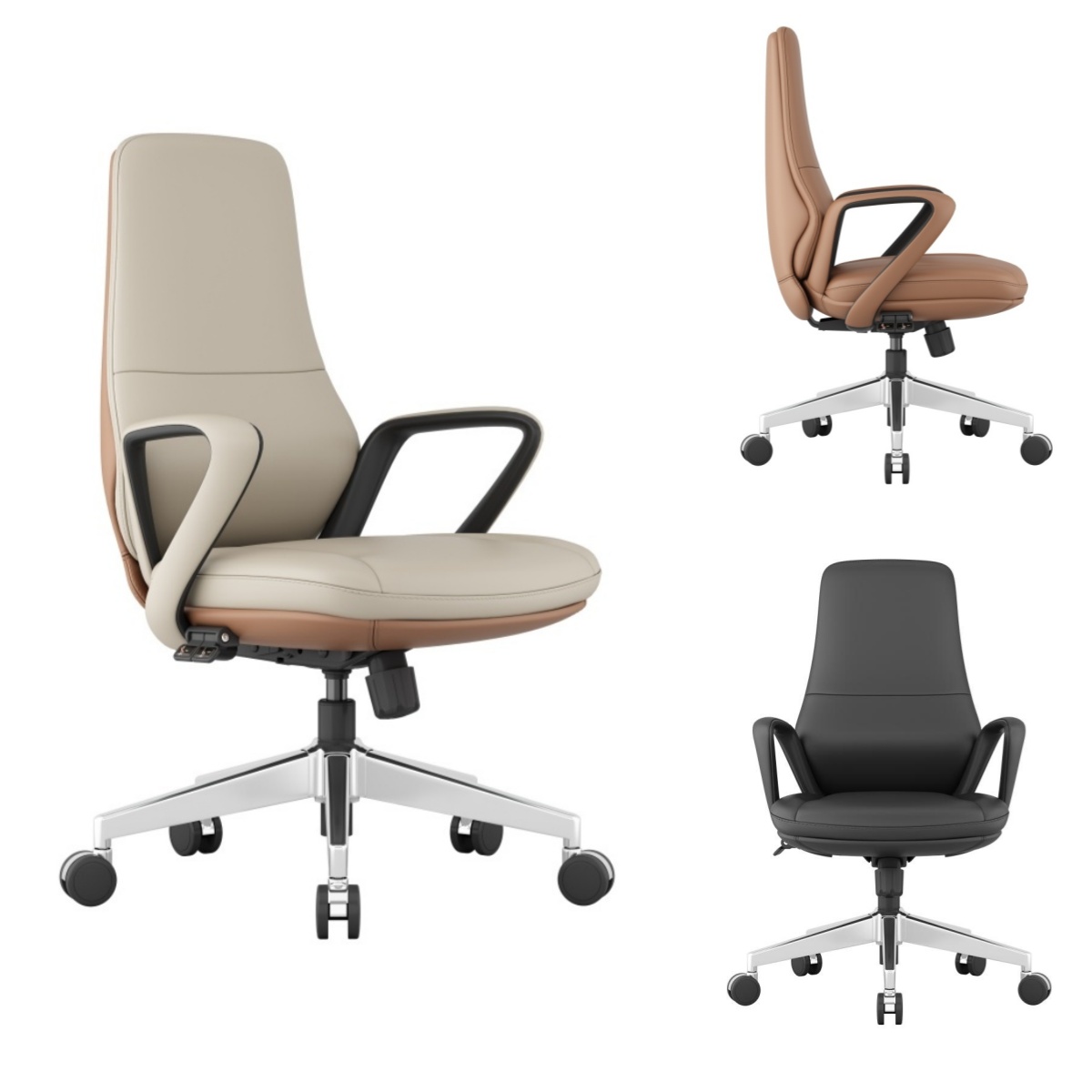 Upgrade Your Workspace with the ChuanyueB Ergonomic Leather Office Chair