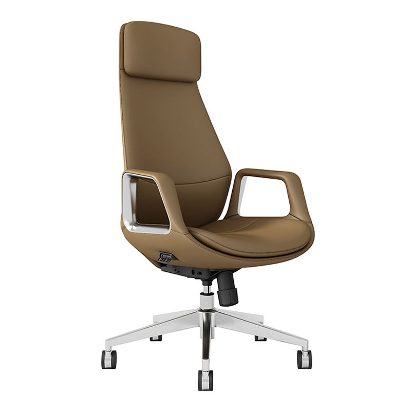 Silla de oficina de cuero Akent de primera categoría: comodidad ergonómica superior para profesionales