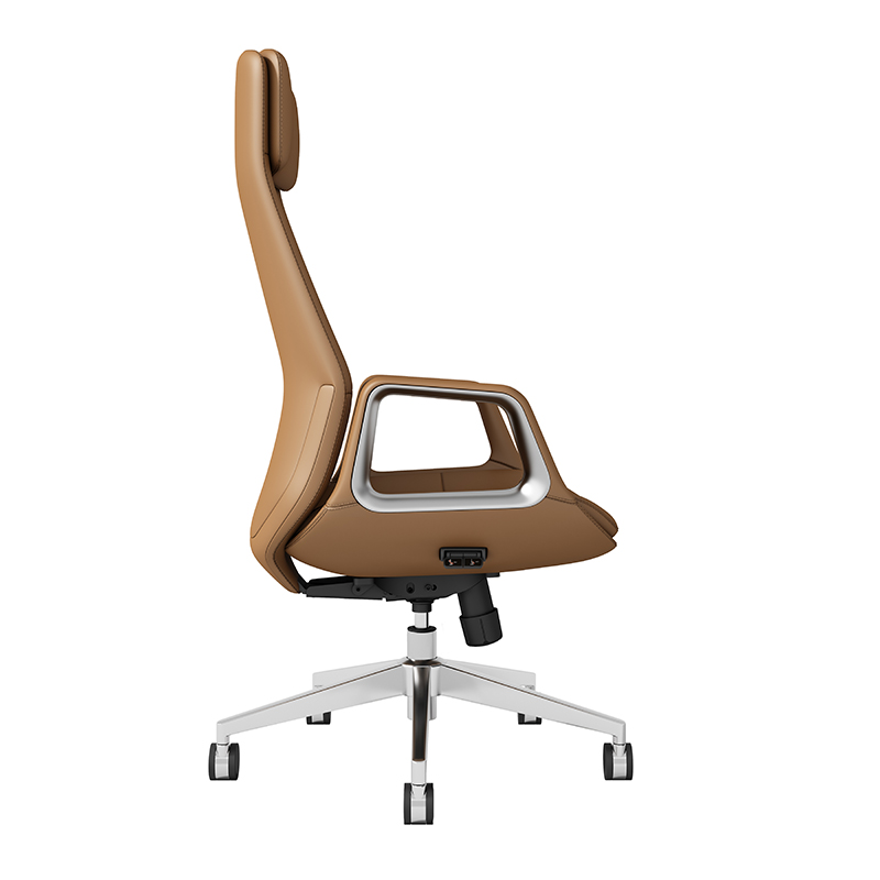Silla de oficina de cuero Akent de primera categoría: comodidad ergonómica superior para profesionales