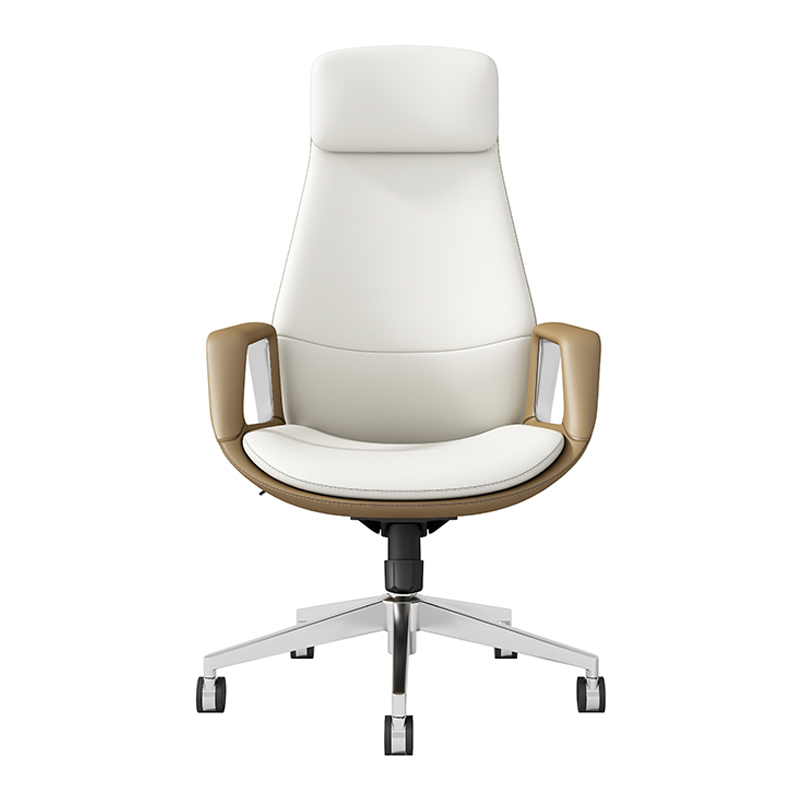Silla de oficina ergonómica de cuero Akent: cómoda, elegante y brinda apoyo durante largas horas