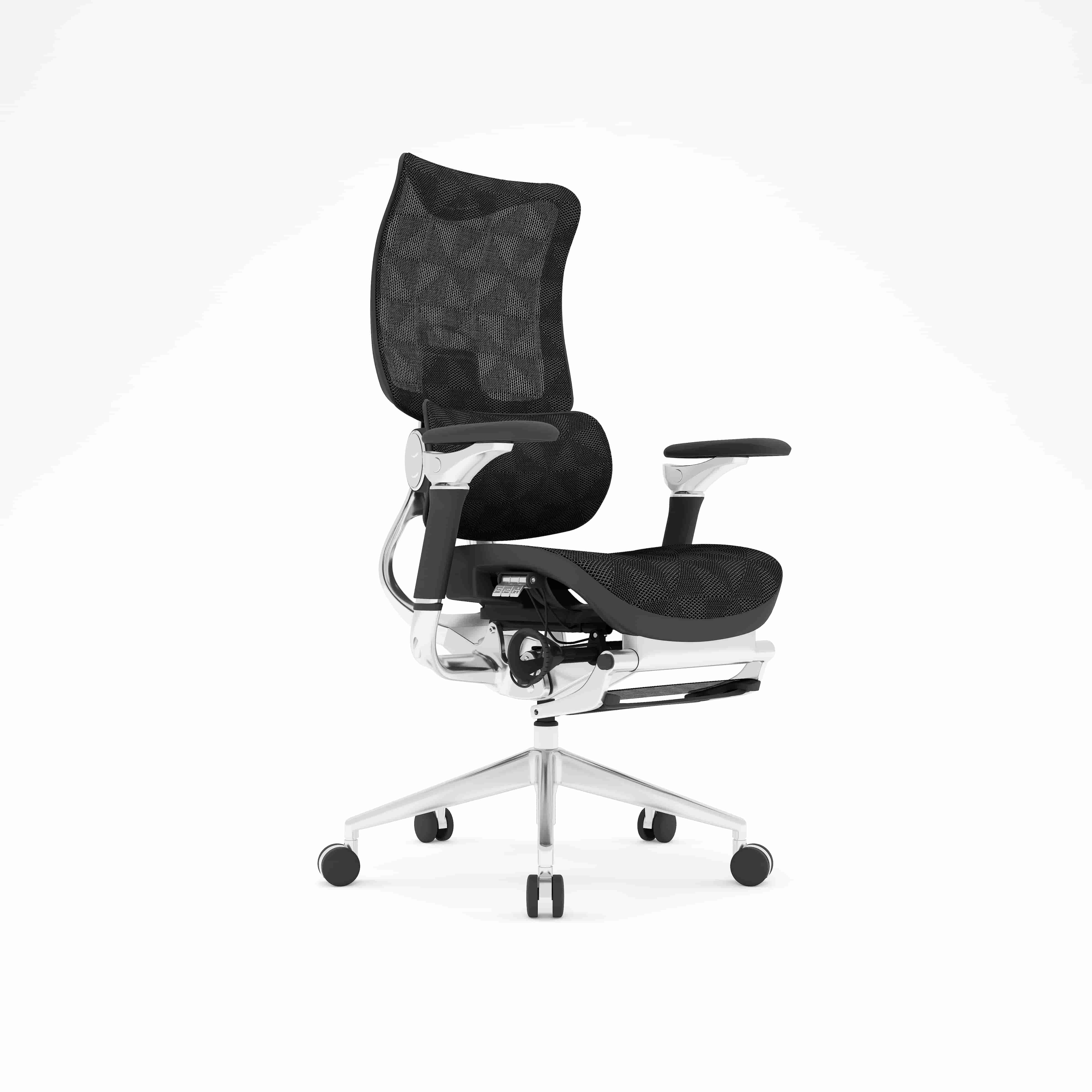 Integrated Headrest Chair with Cushioned Lumbar – BD 212